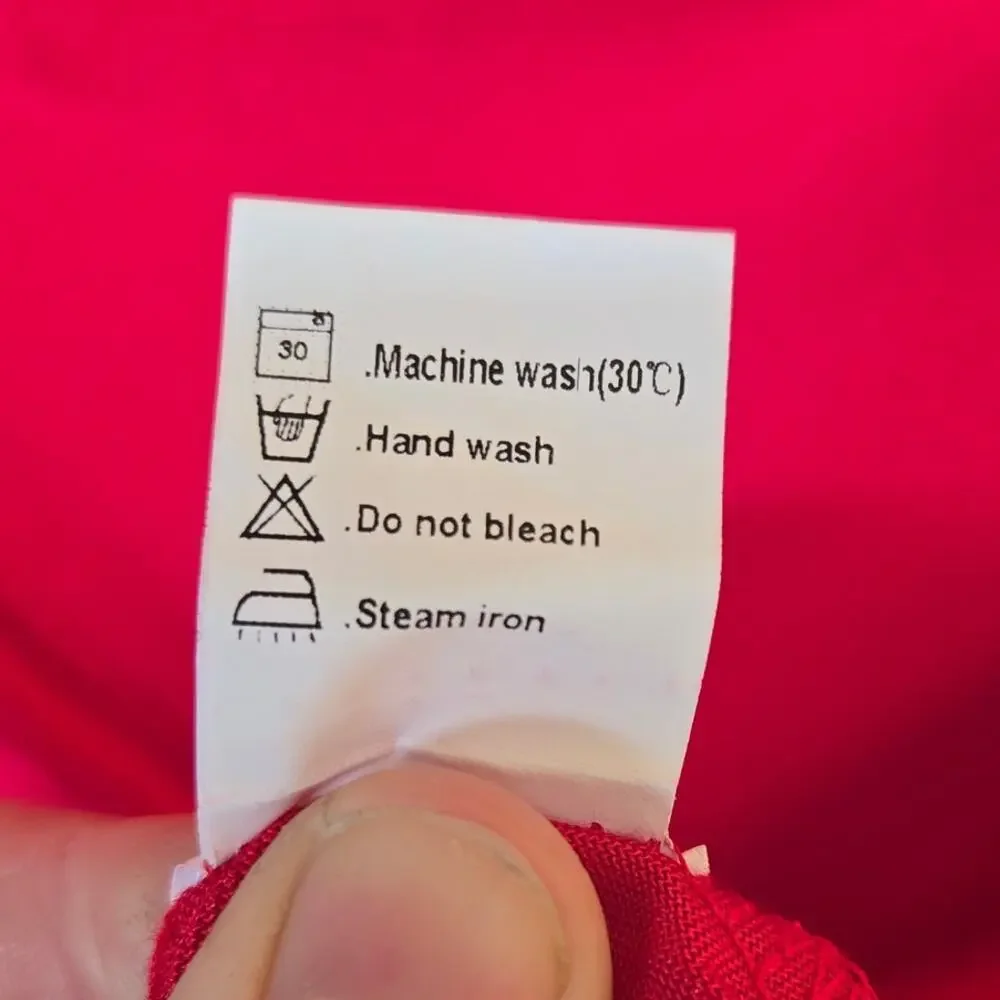 NWOT Medium Red Sexy Satin Strapless Maxi Dress [0004] - Picture 8 of 9